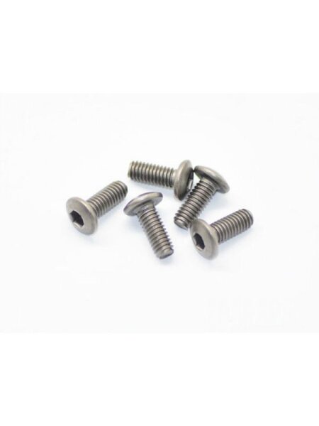 Titanium Screw allen round head M4x10 (5)