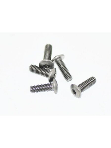 Titanium Screw allen round head M4x12 (5)