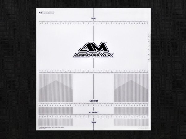 Plastic Set-up Board Decal for 1/8 Off-road & Truggy