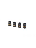 4MM Alu Nut For 1/10 Set-Up System Black Golden (4)