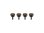 AM Setup Station Thumb Screw Set ( Black Golden (4)
