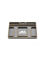 AM Alu Tray for Set-Up System Black Golden