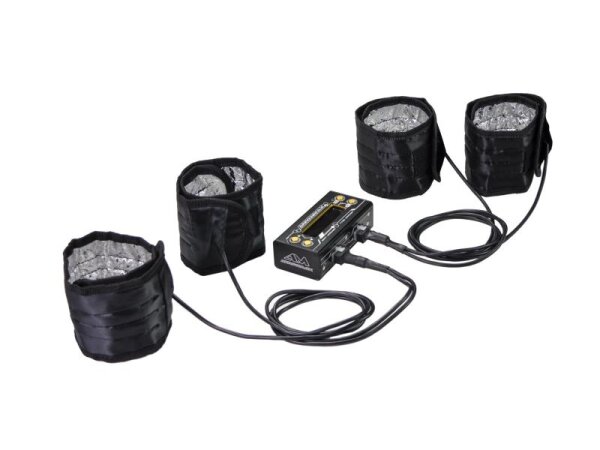 AM Tyre Warmer (1/8th) & Batt Warmer With Bag Black Golden