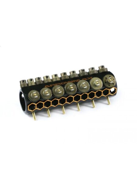 Set Of 17 Alu Pinions 48DP With Caddy 15T ~ 31T