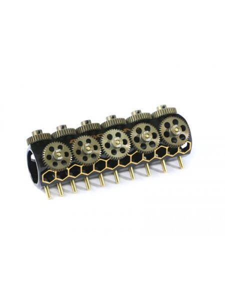Set Of 11 Alu Pinions 48DP With Caddy 32T ~ 42T
