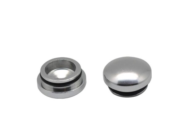 18MM ALUMINUM END CAP - SILVER (2)