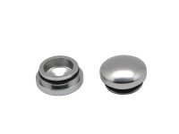 18MM ALUMINUM END CAP - SILVER (2)
