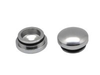 22MM ALUMINUM END CAP - SILVER (2)