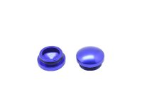 14MM ALUMINUM END CAP - PURPLE (2)