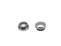 14MM ALUMINUM END CAP - SILVER (2)