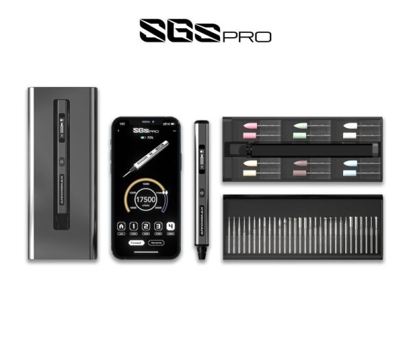 SGS PRO Smart Electric Engraving & Polishing Pen Space Gray