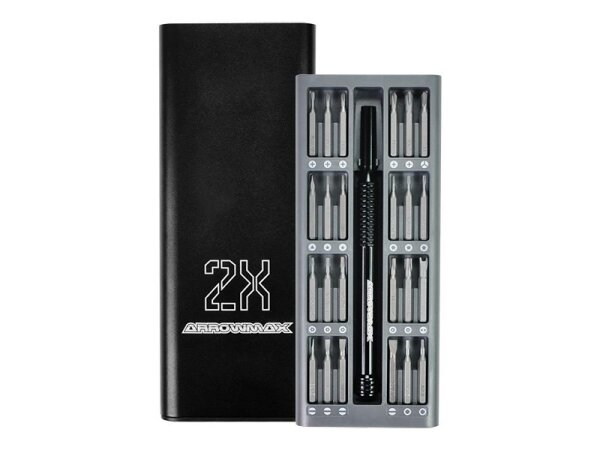 Arrowmax AM Premium Precision Screwdriver Set With Alu Case
