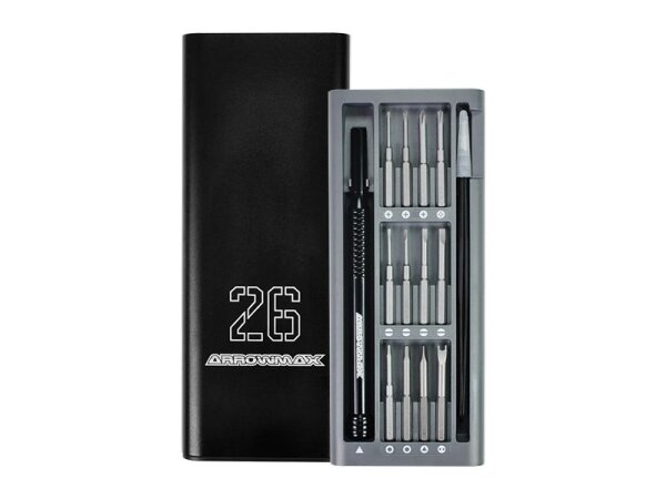 Arrowmax AM Premium Precision Screwdriver Set With Alu Case