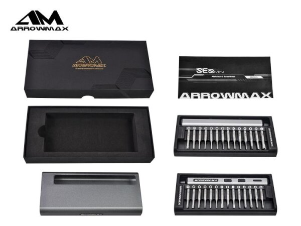 Arrowmax AM-199911-G SES Mini Electric Screwdriver With Alu