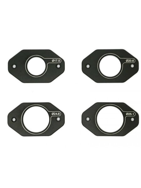 Wheel Piercer Plate For 1/32 Mini 4WD (Black)