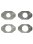 Wheel Piercer Plate For 1/32 Mini 4WD (Gray)