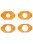Wheel Piercer Plate For 1/32 Mini 4WD (Orange)