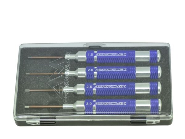MINI TOOL SET 4 PIECES WITH PLASTIC CASE