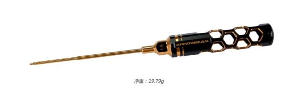 Allen Wrench 1.5 X 120mm Black Golden