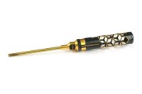Flat Head Screwdriver 4.0 X 100mm Black Golden