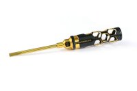 Flat Head Screwdriver 5.0 X 100mm Black Golden