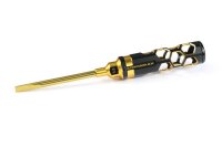 Flat Head Screwdriver 5.8 X 100mm Black Golden