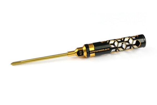 Phillips Screwdriver 4.0 X 100mm Black Golden