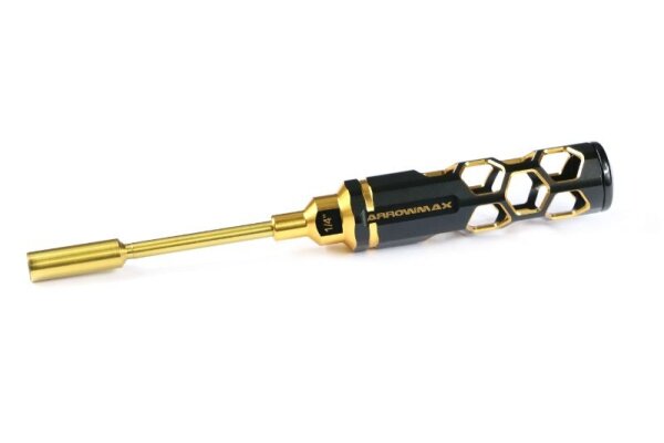 Nut Driver 1/4 (6.35mm) X 100mm Black Golden