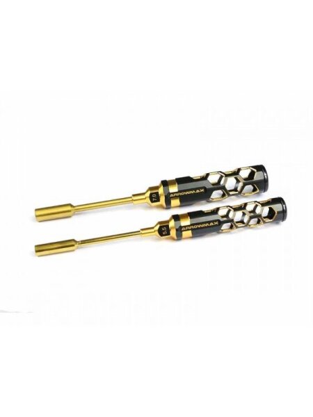 Nut Driver Set 5.5 & 7.0 X 100mm - 2-Teilig, Black Golden