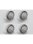 14MM LEXAN END CAP FOR Honeycomb TOOL - Gray (4)