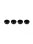 22MM Lexan End Cap For Honeycomb Tool - Black (4)