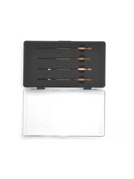 POWER TOOL TIP SET 4 PIECES (1.5, 2, 2.5, 3) PLASTIC CASE