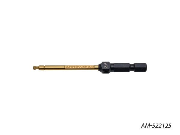 Ball Driver Hex Wrench 2.5 X 80MM Power Tip Only V2