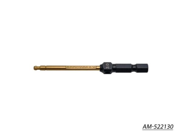 Ball Driver Hex Wrench 3.0 X 80MM Power Tip Only V2