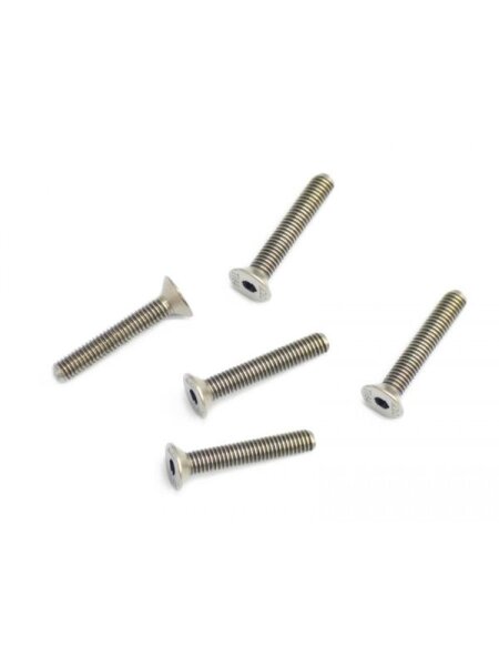 64 Titanium Screw allen countersunk M3x18 (5)