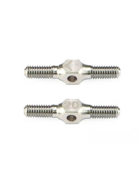 64 Titanium Turnbuckle 3mm X 20mm  (2)