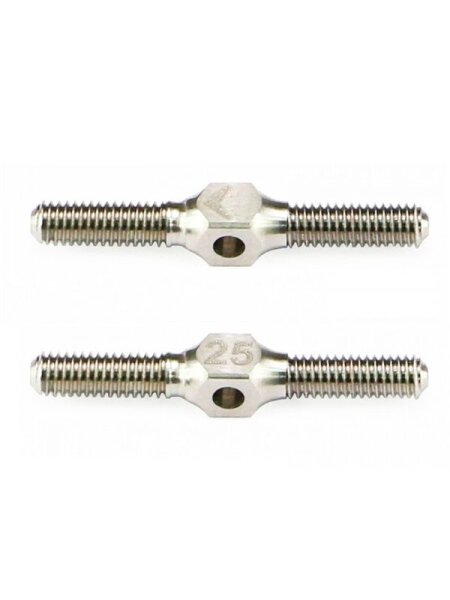 64 Titanium Turnbuckle 3mm X 25mm  (2)