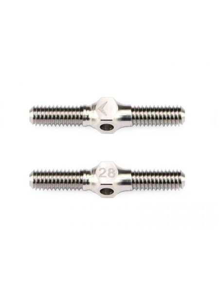 64 Titanium Turnbuckle 4mm X 28mm (1-1/8)  (2)