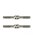 64 Titanium Turnbuckle 4mm X 44mm (1-3/4)  (2)