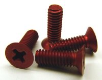 8-32 Schraube vorn rot