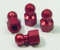 eloxierte Hex-Kugelköpfe (4)