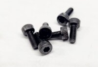 M3 x 8mm Alu Rundkopfschraube schwarz (6)