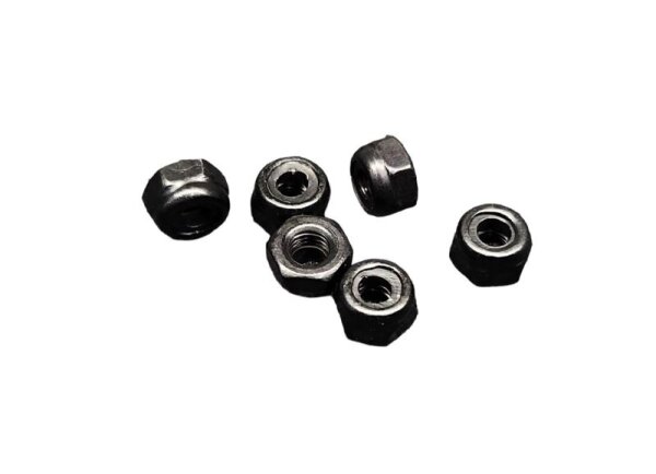 M3 Mini Alu-Stoppmuttern schwarz (6)