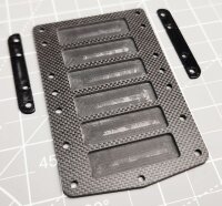 2,5mm Carbon Akku-Platte mit 1,5 mm Gewicht-Spacern