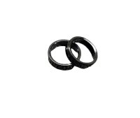 2mm x .25 Axle-Spacer schwarz (2)