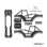 RAPTOR ALU FRAME KIT FOR SCX24 CRAWLERS - BLACK