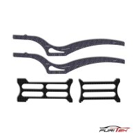 SCYTHE CF RAIL FRAME FOR SCX24 JEEP GLADIATOR - BLUE