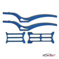 SCYTHE ALU RAIL FRAME FOR SCX24 JEEP GLADIATOR - BLUE
