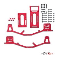 AKASHI ALU FRAME FOR KYOSHO 4X4 CRAWLERS - (RED)