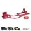 AKASHI ALU FRAME FOR KYOSHO 4X4 CRAWLERS - (RED)